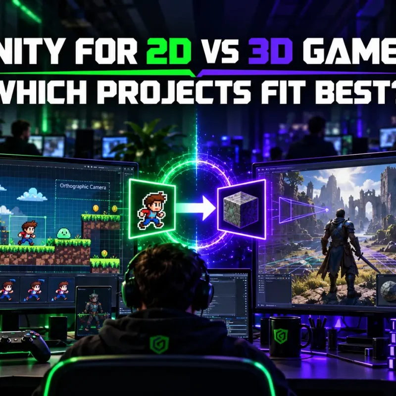 unity-2d-vs-3d-game