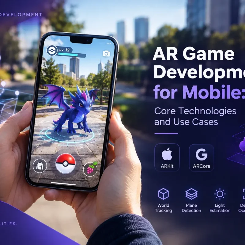 Mobile AR Game Development Infographic